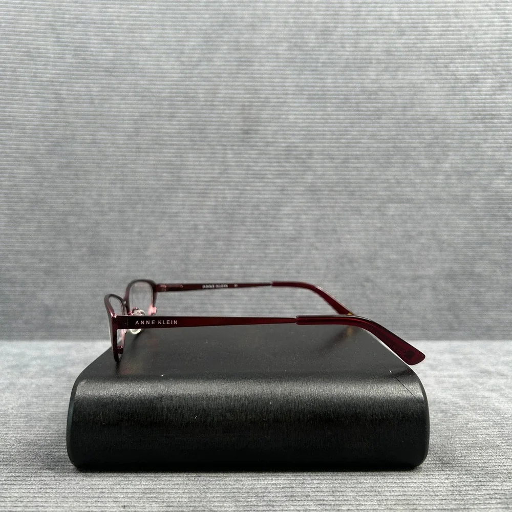 Anne Klein AK5014 Burgundy Fade Cat Eye Optical Y2k Eyeglass Frames 135 604